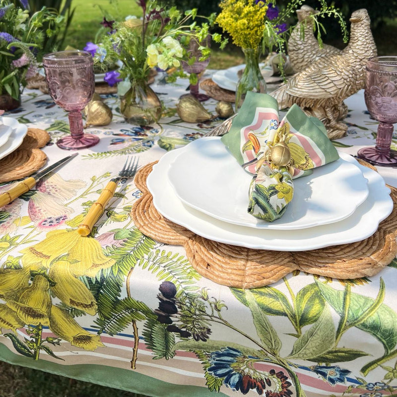 Flower - F295  Tablecloth 122"x60"