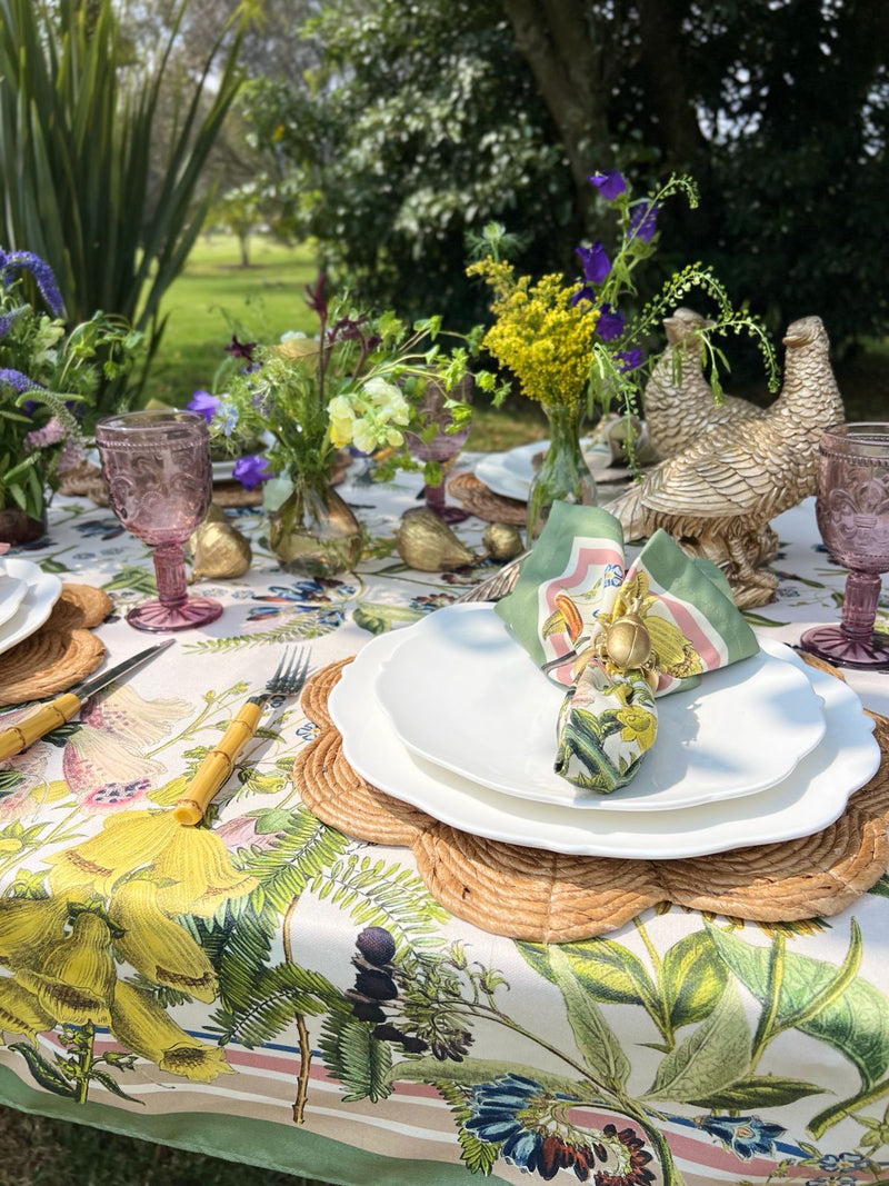 Flower - F295  Tablecloth 122"x60"