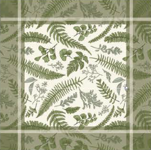 Flower - F304 Bread Basket Green