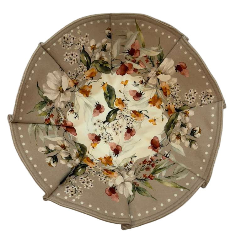 Flower - F378 Bread Basket Cream