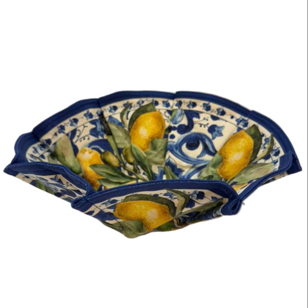 Fruit - F389 Lemon Bread Basket Navy