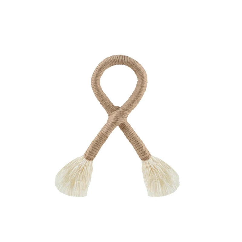 Knot - Nautical Fendi Brown Napkin Rings (Set of 4)