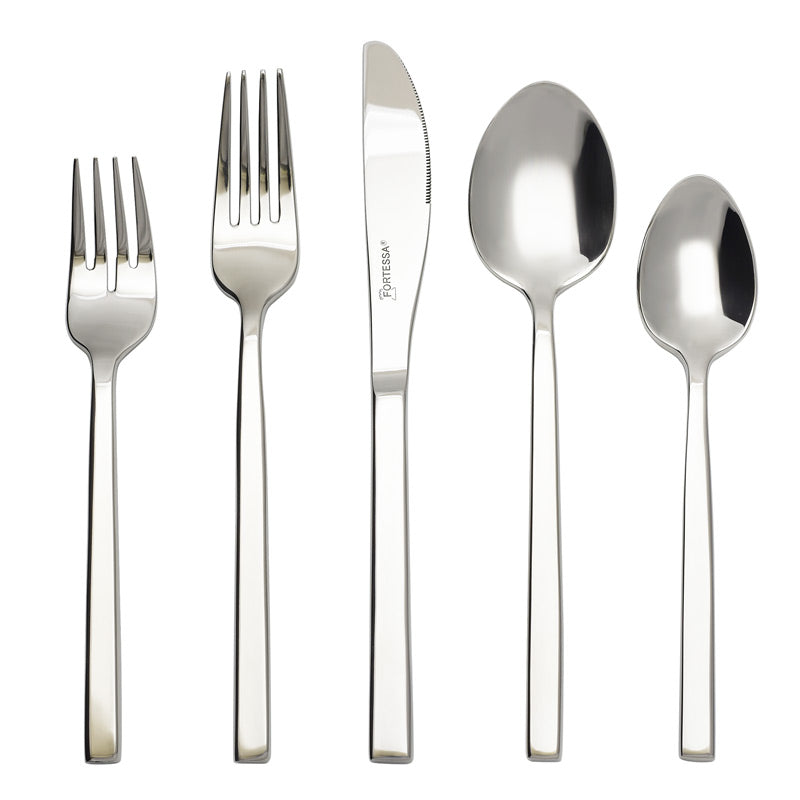 Arezzo - Brushed Flatware Place Setting (Set of 5)