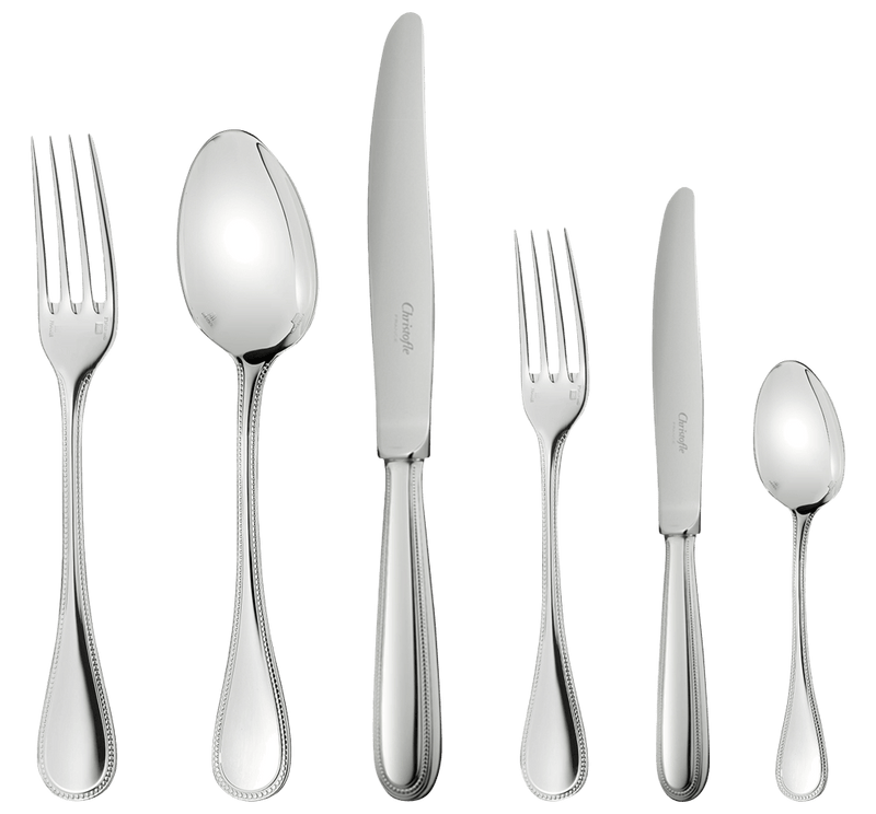 Perles - Silver Plated - Flatware (Set of 75)