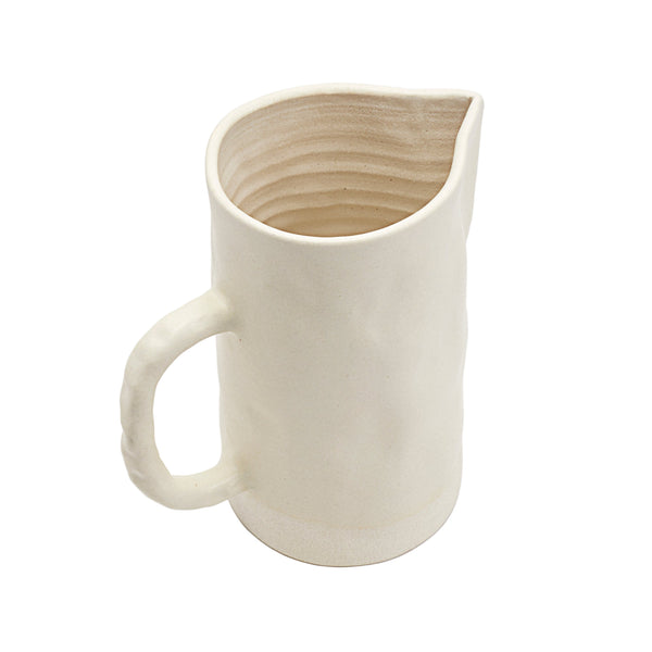 Gabrielle - Pitcher Hammered Blanc