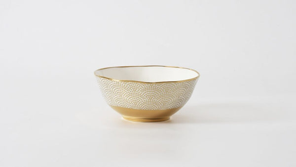 Sensu - White and Gold - Small Bowl (Set of 4)