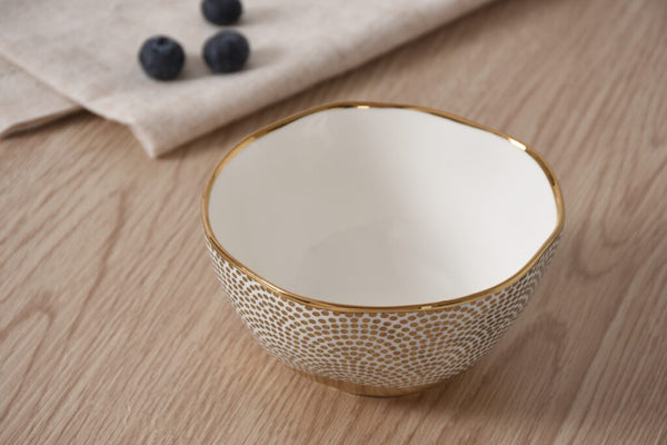 Sensu - White and Gold - Snack Bowl (Set of 4)