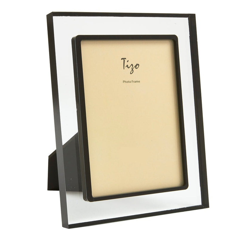 Lucite - Acrylic Frame Black Border 4" Trim