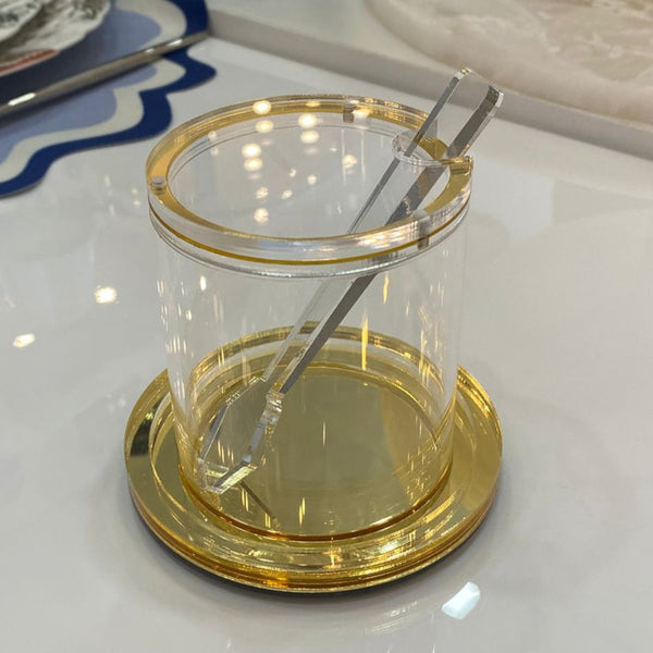 Honey Jar - Acrylic Cilinder Gold