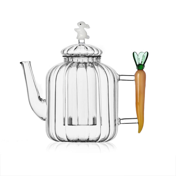 Vegetables - Teapot Optic Carrot & White Rabbit