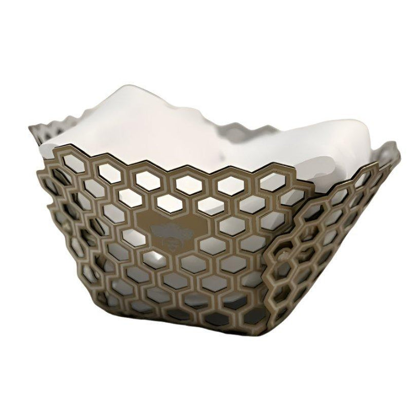 Bee - Bread Basket Gold White / Silver