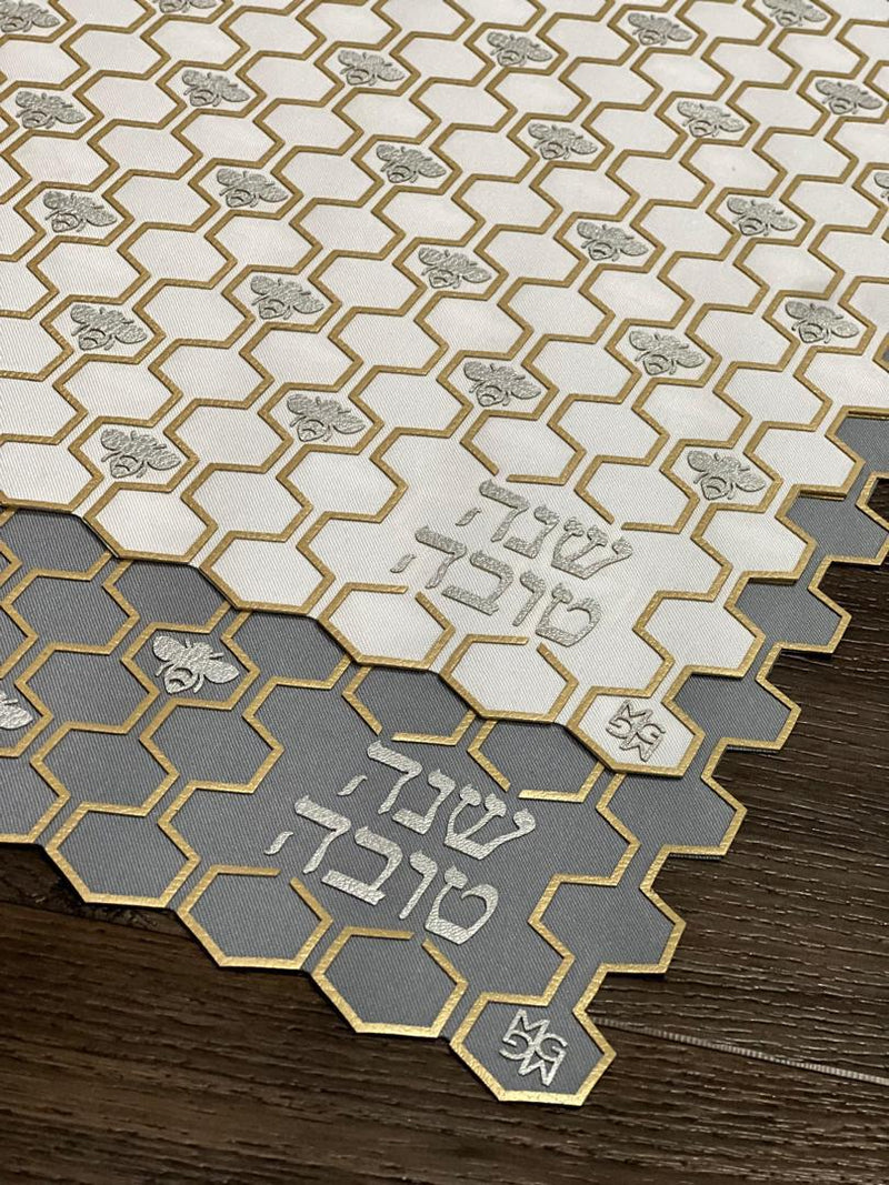 Bee - Cover Gold Shana Tova Silver / Grey