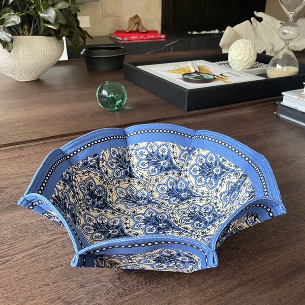 Paisley - F270 Bread Basket Blue