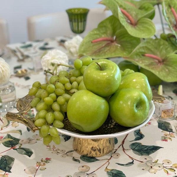 White and Gold - The Pomegranate Gold Cake Stand