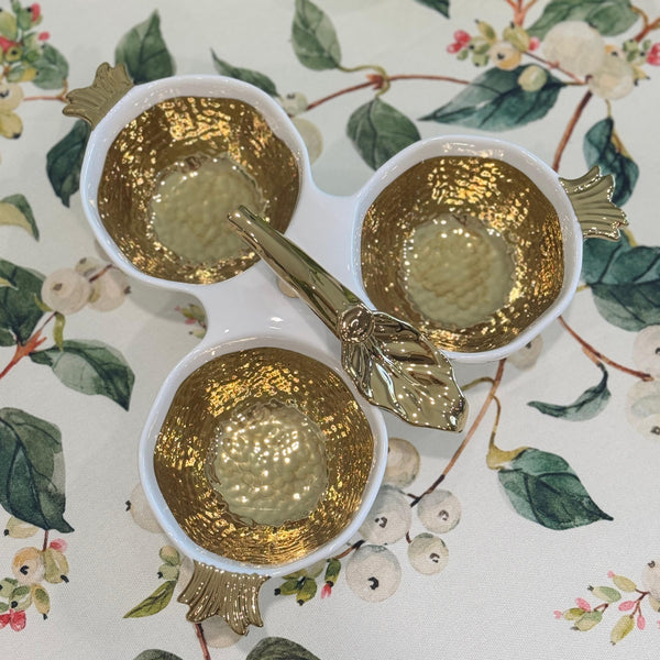 White and Gold - The Pomegranate Gold 3 Part Server
