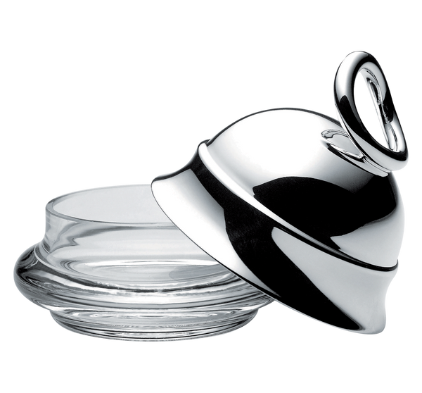 Vertigo - Silver Plated Personal Lidded Butter Dish