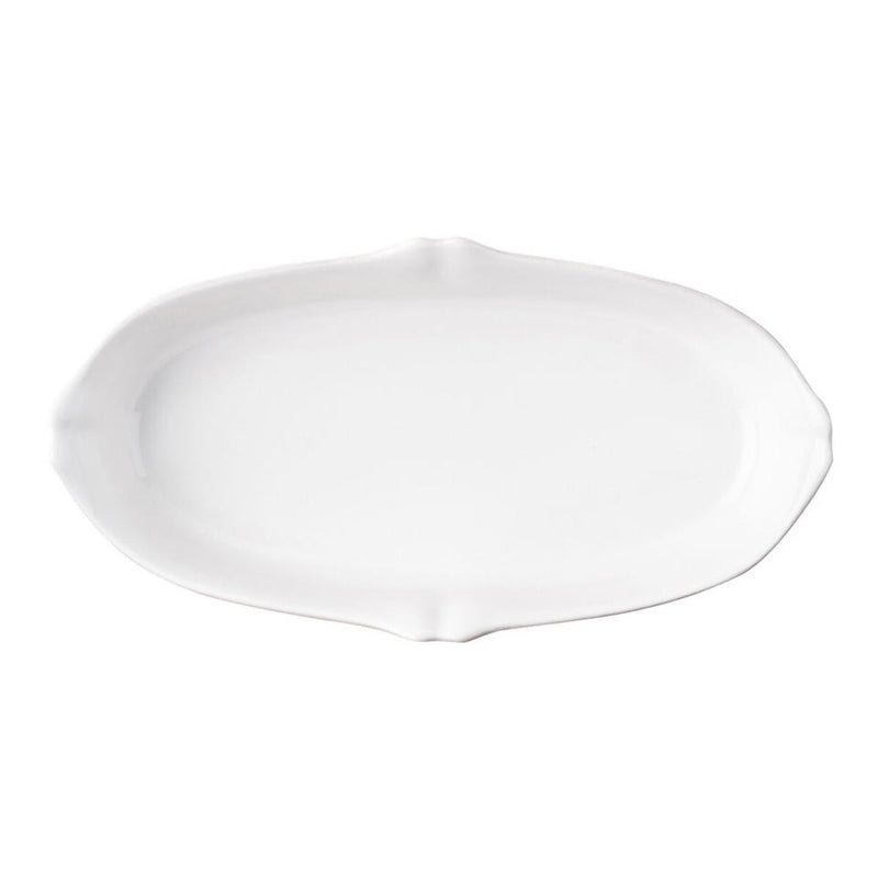 Berry & Thread Whitewash - 12" Oblong Serving Dish