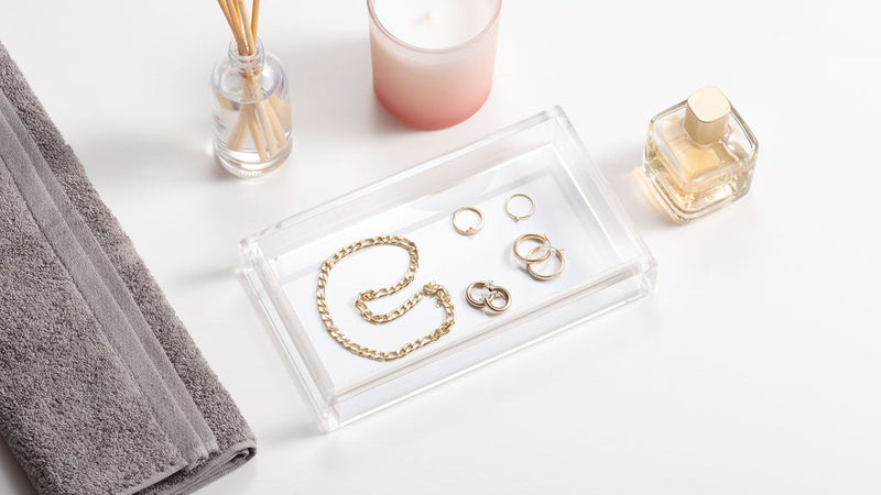 Guest - Towel Tray Hamptons White