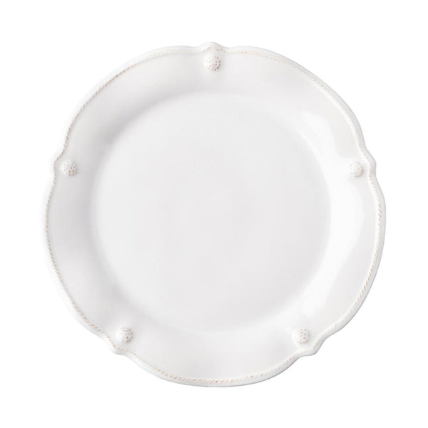 Berry & Thread Whitewash - Flared Dessert/Salad Plate (Set of 6)