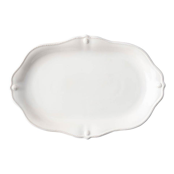 Berry & Thread Whitewash - 16" Platter