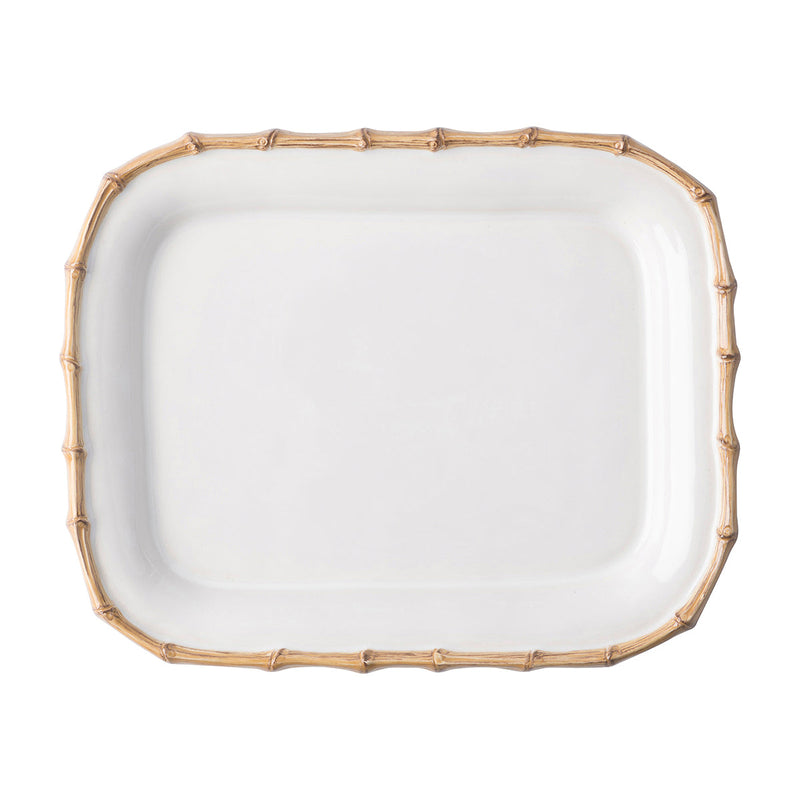 Bamboo Natural  - 12" Rectangular Platter