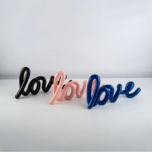 Love - Sculpture Black