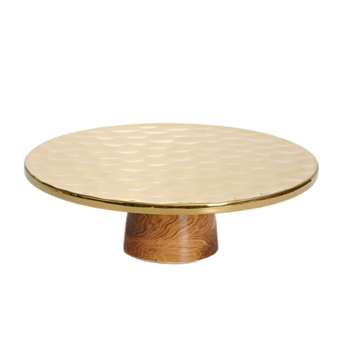 Madera - Gold - Cake Stand