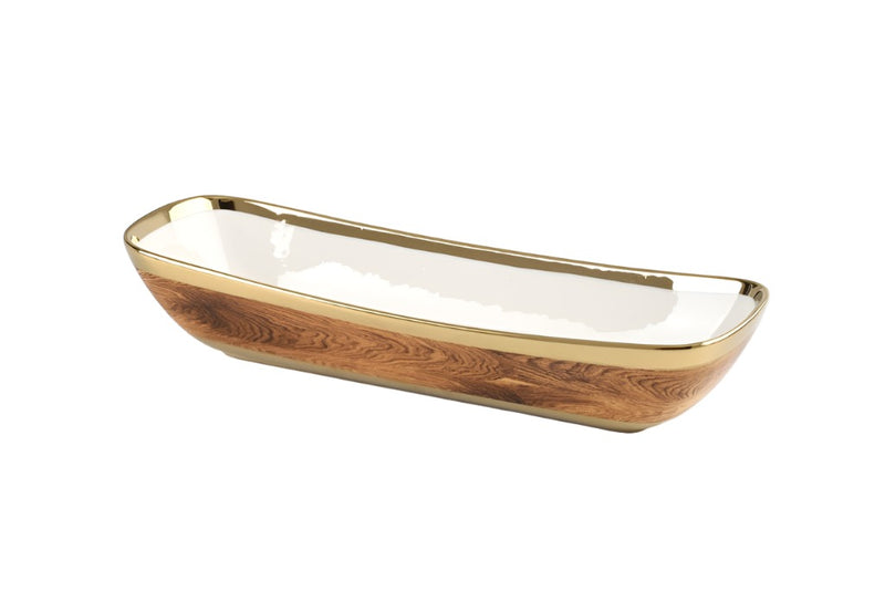 Madera - Gold - Deep Rectangular Server