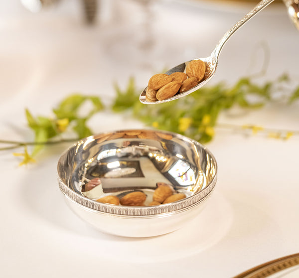 Malmaison - Silver Plated Round Bowl, Small
