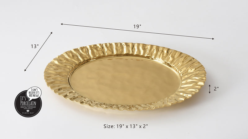 Mascali - Gold - Large Platter