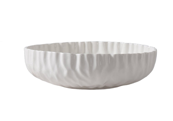 Mascali Bianca - White - Extra Large Shallow Bowl