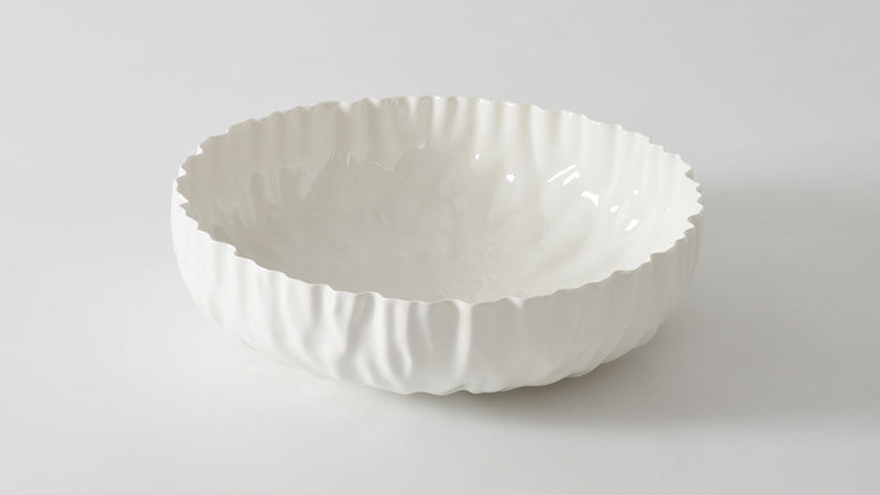 Mascali Bianca - White - Extra Large Shallow Bowl