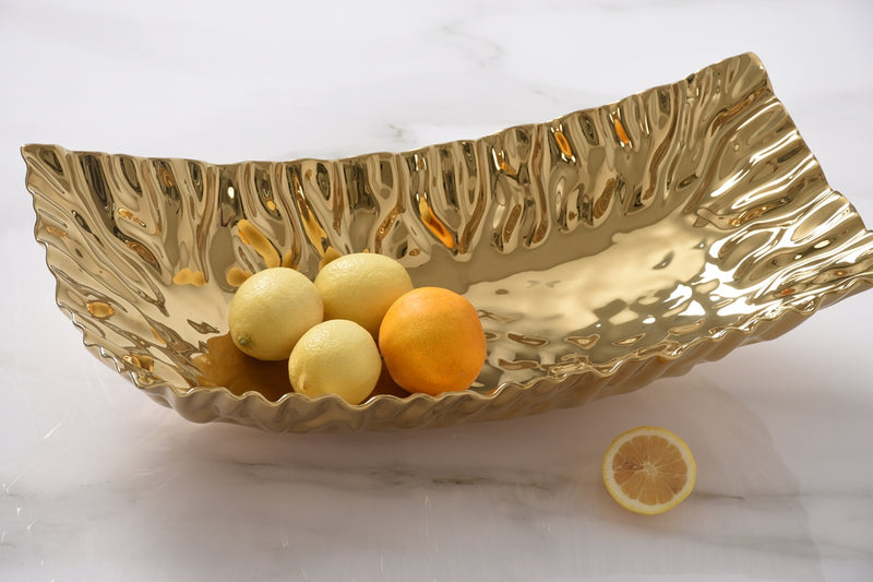 Mascali - Gold - Rectangular Centerpiece