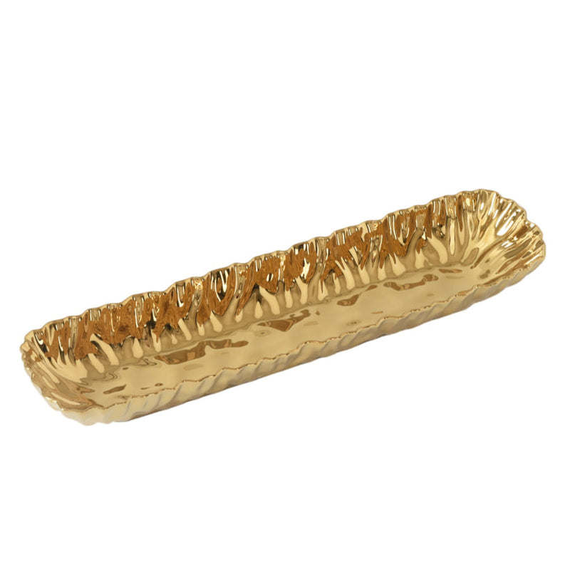 Mascali - Gold - Cracker Tray (Set of 2)