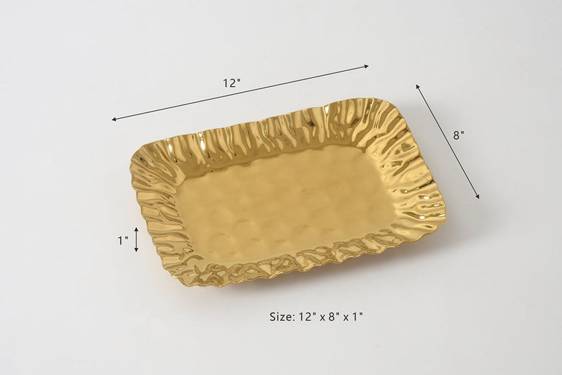 Mascali - Gold - Small Deep Tray
