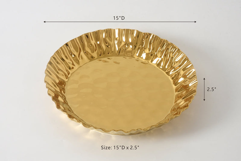 Mascali - Gold - Round Deep Server