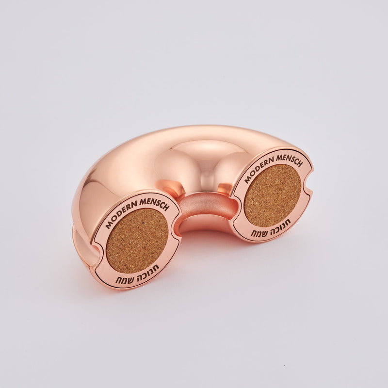 Nosh Menorah - Rose Gold