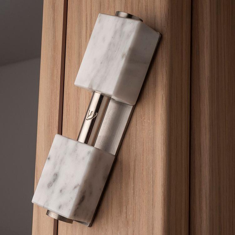 Mezuzah - White Marble