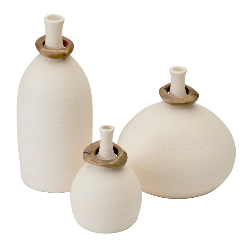 Mona - Blanc Vessels (Set of 3)