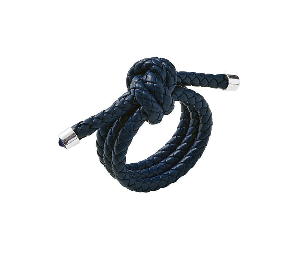 Rope Knot - Navy Napkin Ring (Set of 4)