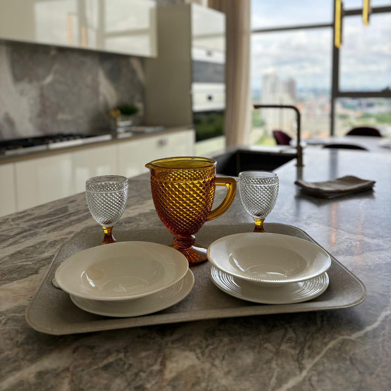 Metal Handles - Large Serving Tray Opso Vizon