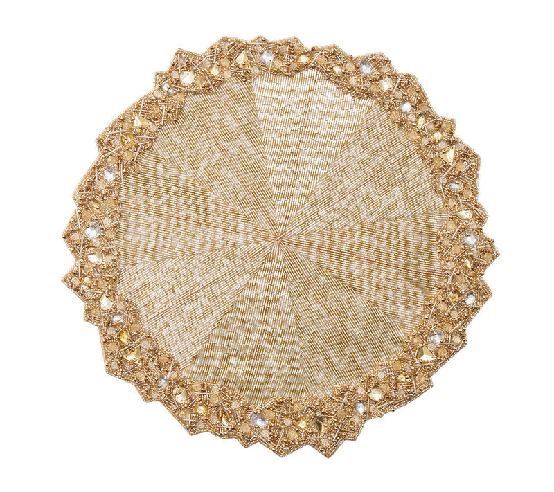 Aurelia - Champagne & Crystal Placemat (Set of 2)