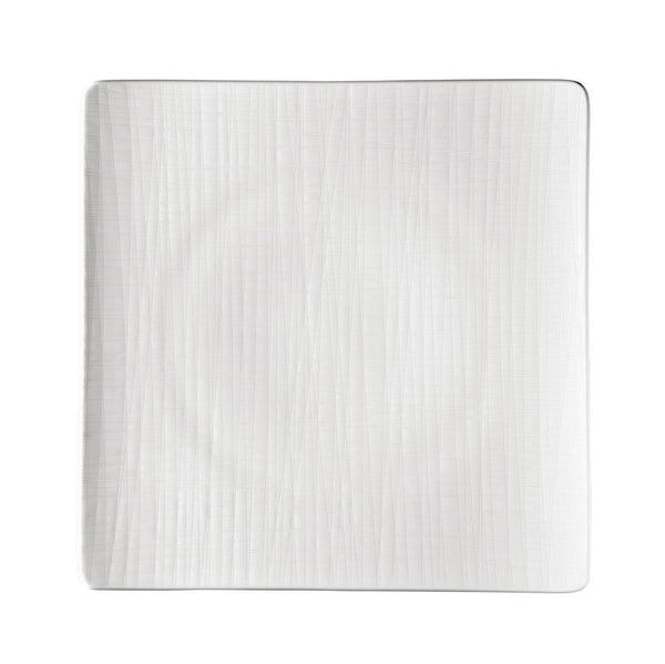 Mesh White - Plate Flat Square