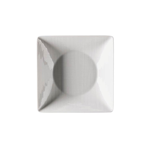 Mesh White - Plate Deep Square (Set of 4)