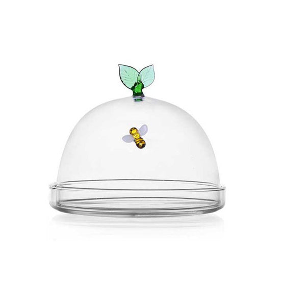 Garden Picnic - Dome with Dish Bee & Leaf