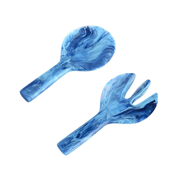 Short Handle - Servers Denim Swirl (Set of 2)