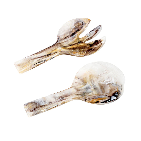 Short Handle - Servers Mocha Swirl (Set of 2)