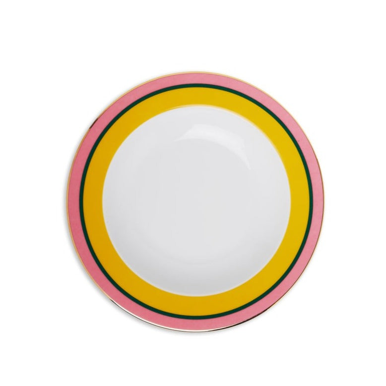 Rainbow - Porcelain Yellow Dinner Plate