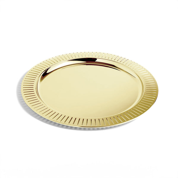 Striations - Serving Tray Round