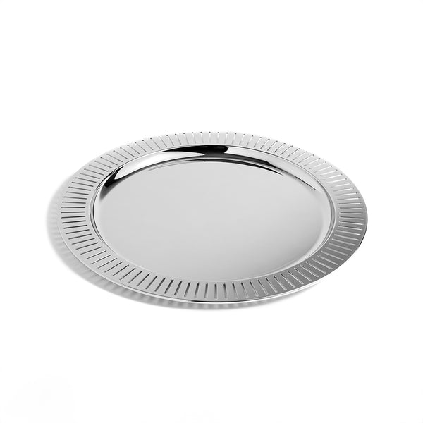 Striations - Serving Tray Round